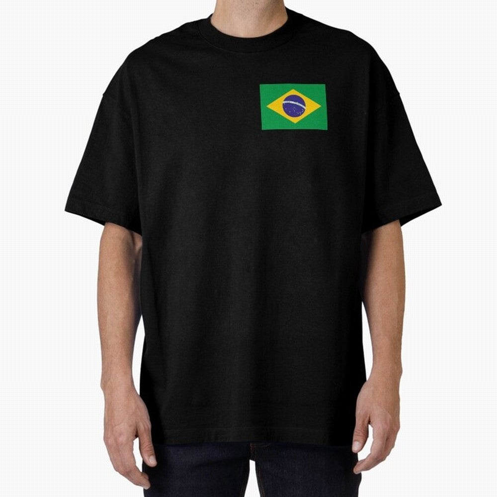 Brazil Flag Classic T-Shirt Celebrate Global Passion for Global Football Passion for FIFA World Cup 2026 USA Canada Mexico, Highlighting Haaland and Mbappe, France, Global Supporter Spirit, Legendary Goals, National Colors and Tournament