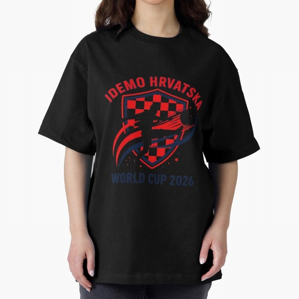 Croatia World Cup 2026 Fan Art Classic T-Shirt Honor the Football Icons of FIFA World Cup 2026 for Fans of Mbappe and France, Bringing Match Day Excitement, Supporter Culture, Golden Goals and Global Football Passion; Ideal for Fans Who Follow