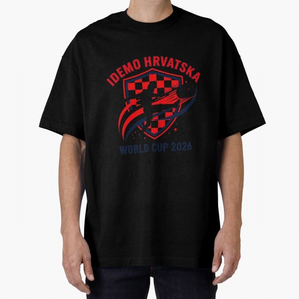 Croatia World Cup 2026 Fan Art Classic T-Shirt Honor the Football Icons of FIFA World Cup 2026 for Fans of Mbappe and France, Bringing Match Day Excitement, Supporter Culture, Golden Goals and Global Football Passion; Ideal for Fans Who Follow