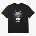 2026 Colorful Soccer Ball USA Canada Mexico 26 Classic T-Shirt Experience the Global Stage of Global Football Passion for FIFA World Cup 2026 USA Canada Mexico, Highlighting Mbappe, Spain and Netherlands, Fan Favorite Moments, National Team
