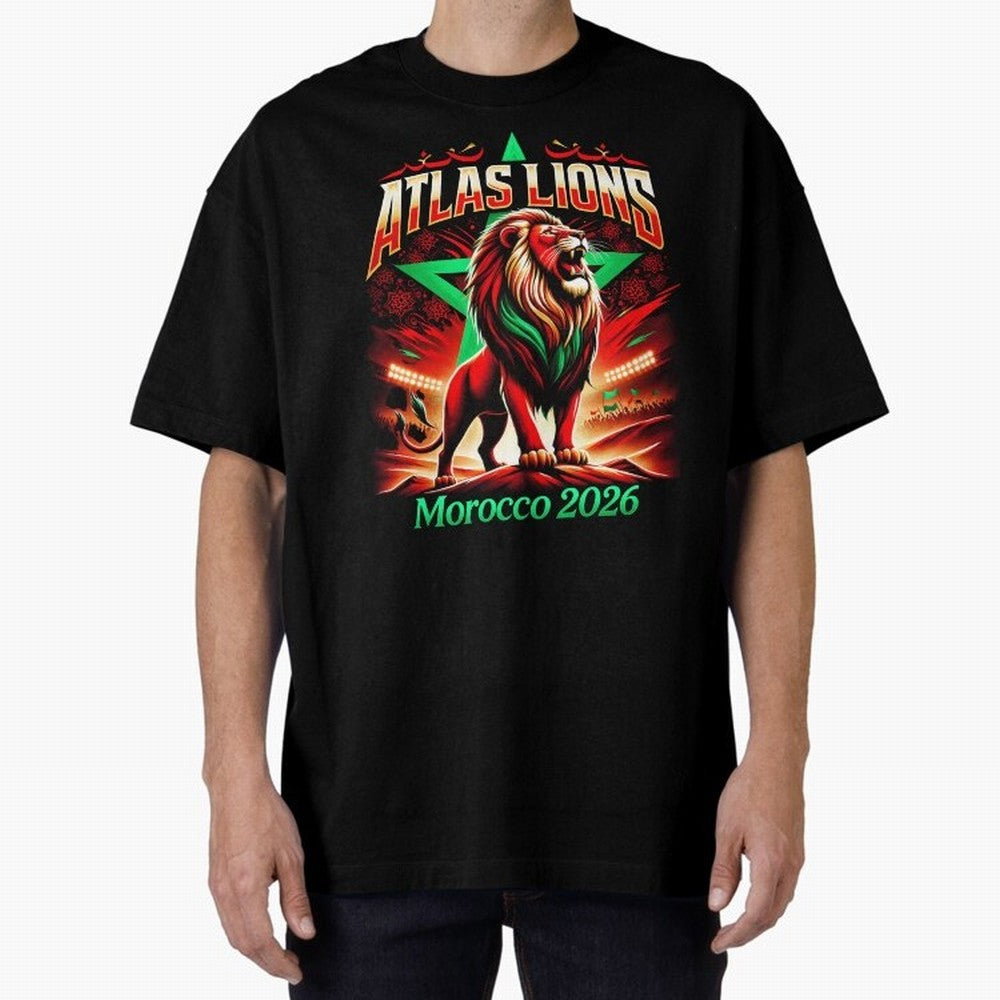Morocco Football Fan Classic T-Shirt Follow the Road to Global Football Passion for FIFA World Cup 2026 USA Canada Mexico, Built around CR7 and Messi, Brazil, Retro Football Energy, Iconic Rivalries, Trophy Chase Drama and Stadium Atmosphere;