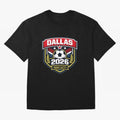 Dallas 2026 Host City Emblem with Laurel Classic T-Shirt Keep the Match Day Mood of Match Day Hype around FIFA World Cup 2026, Neymar, Haaland and Cristiano Ronaldo, England, Fan Favorite Moments, National Team Passion, Big Match Drama and Soccer