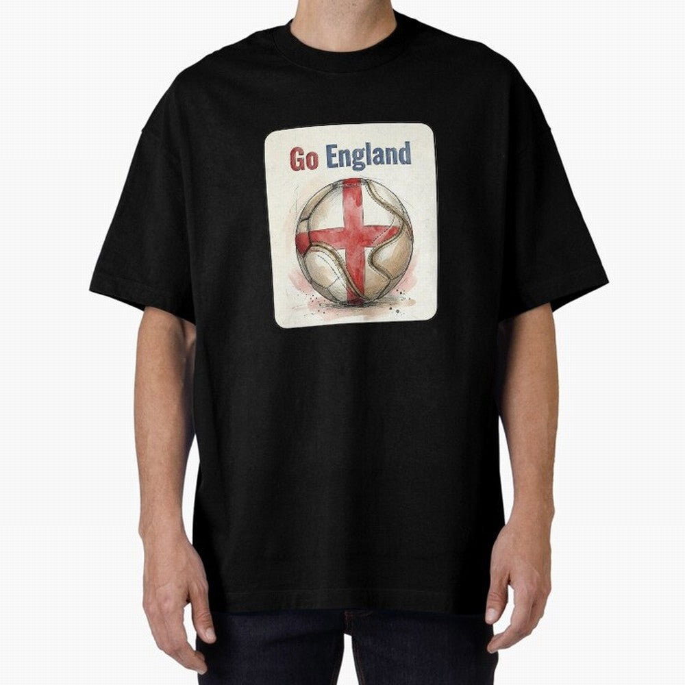 Go England Soccer Ball Flag | English Football Fan Graphic Tee Classic T-Shirt Feel the Heartbeat of FIFA World Cup 2026 Group Stage Celebrating Mbappe, Spain and Netherlands Energy, Worldwide Fan Energy, Dramatic Goals, Stadium Lights and