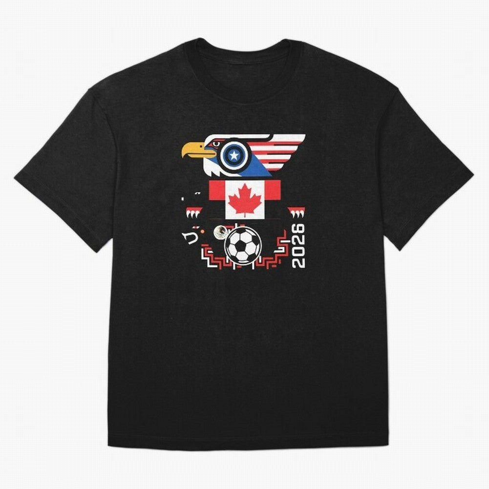North America Spirit Cup 2026 T-Shirt_82734510 Classic T-Shirt Bring World Football Passion into Match Day Hype around FIFA World Cup 2026, Mbappe and Neymar, Spain, Game Day Rituals, Football Legends, Country Pride and the Road to the Final; Made