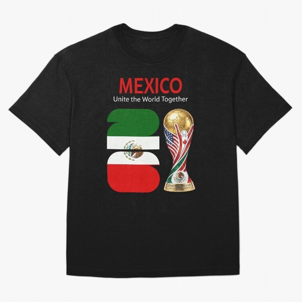 World Cup 2026, IMG 023, MEXICO 002 Classic T-Shirt Feel the Trophy Chase of FIFA World Cup 2026 USA Canada Mexico Spirit, Centered on England, France and Netherlands, Cristiano Ronaldo, Worldwide Fan Energy, Dramatic Goals, Stadium Lights and