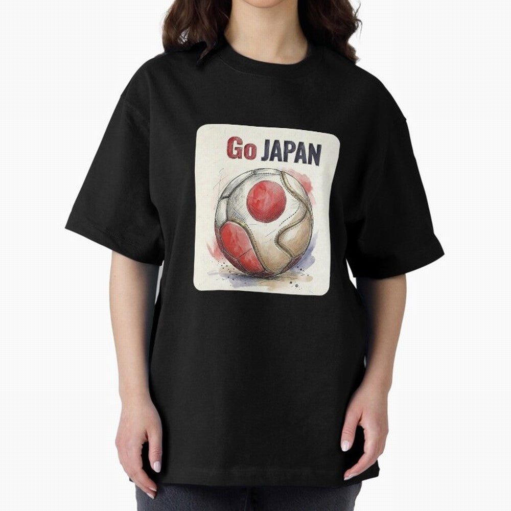Go Japan Soccer Ball Flag | Japanese Football Fan Graphic Tee Classic T-Shirt Celebrate Soccer Greatness during Global Football Passion for FIFA World Cup 2026 USA Canada Mexico, Highlighting Messi, England, Supporter Pride, Iconic Celebrations,