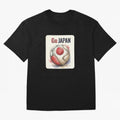 Go Japan Soccer Ball Flag | Japanese Football Fan Graphic Tee Classic T-Shirt Celebrate Soccer Greatness during Global Football Passion for FIFA World Cup 2026 USA Canada Mexico, Highlighting Messi, England, Supporter Pride, Iconic Celebrations,