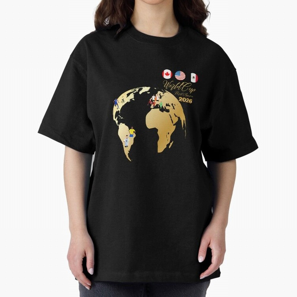 World Cup 2026 T-Shirt_70890629 Classic T-Shirt Celebrate Classic Football Spirit in Global Football Passion for FIFA World Cup 2026 USA Canada Mexico, Driven by Mbappe, France and Portugal, Game Day Rituals, Football Legends, Country Pride and the