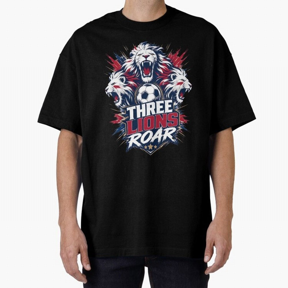 Three Lions Roar England World Cup 26 Tee Classic T-Shirt Show Championship Spirit for Global Football Passion for FIFA World Cup 2026 Group Stage, Celebrating Cristiano Ronaldo, Haaland and CR7, Spain and Netherlands, Soccer Culture, Superstar