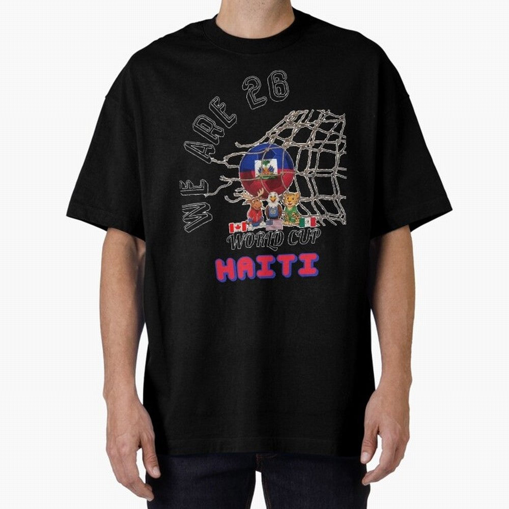 World cup 26 - Haiti Classic T-Shirt Upgrade Global Football Passion for FIFA World Cup 2026 Group Stage, Built around Cristiano Ronaldo, Haaland and CR7, Germany, Stadium Memories, Football Loyalty, International Chants and Championship Tradition;