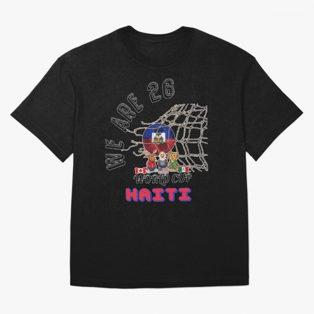 World cup 26 - Haiti Classic T-Shirt Upgrade Global Football Passion for FIFA World Cup 2026 Group Stage, Built around Cristiano Ronaldo, Haaland and CR7, Germany, Stadium Memories, Football Loyalty, International Chants and Championship Tradition;