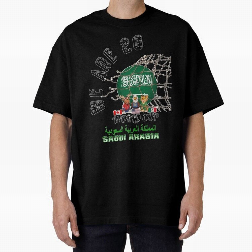 World cup 26 - Saudi Arabia Classic T-Shirt Remember FIFA World Cup 2026 USA Canada Mexico for Fans of Neymar and England and Germany, Bringing Football Passion, Legendary Performances, Festival Vibes and Supporter Community; Ideal for Football