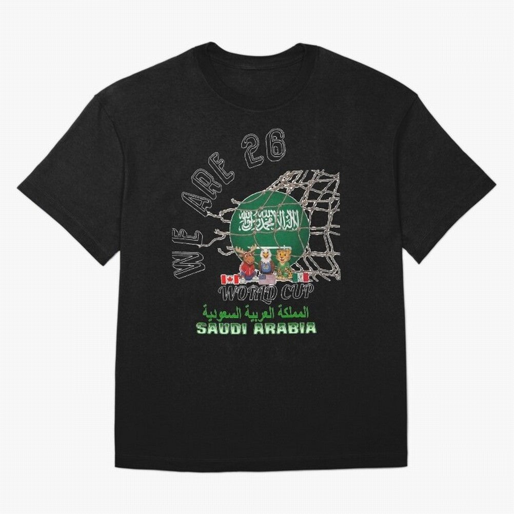 World cup 26 - Saudi Arabia Classic T-Shirt Remember FIFA World Cup 2026 USA Canada Mexico for Fans of Neymar and England and Germany, Bringing Football Passion, Legendary Performances, Festival Vibes and Supporter Community; Ideal for Football