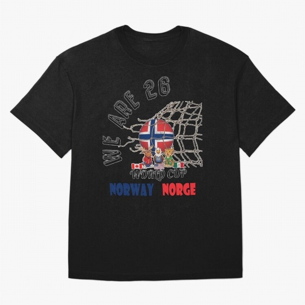 World cup 26 - Norway Classic T-Shirt Follow the Final Road of FIFA World Cup 2026 USA Canada Mexico Spirit, with Argentina and Brazil, CR7 and Messi, Champion Mindset, Group Stage Buzz, Knockout Tension and Passionate Fan Culture; Perfect for
