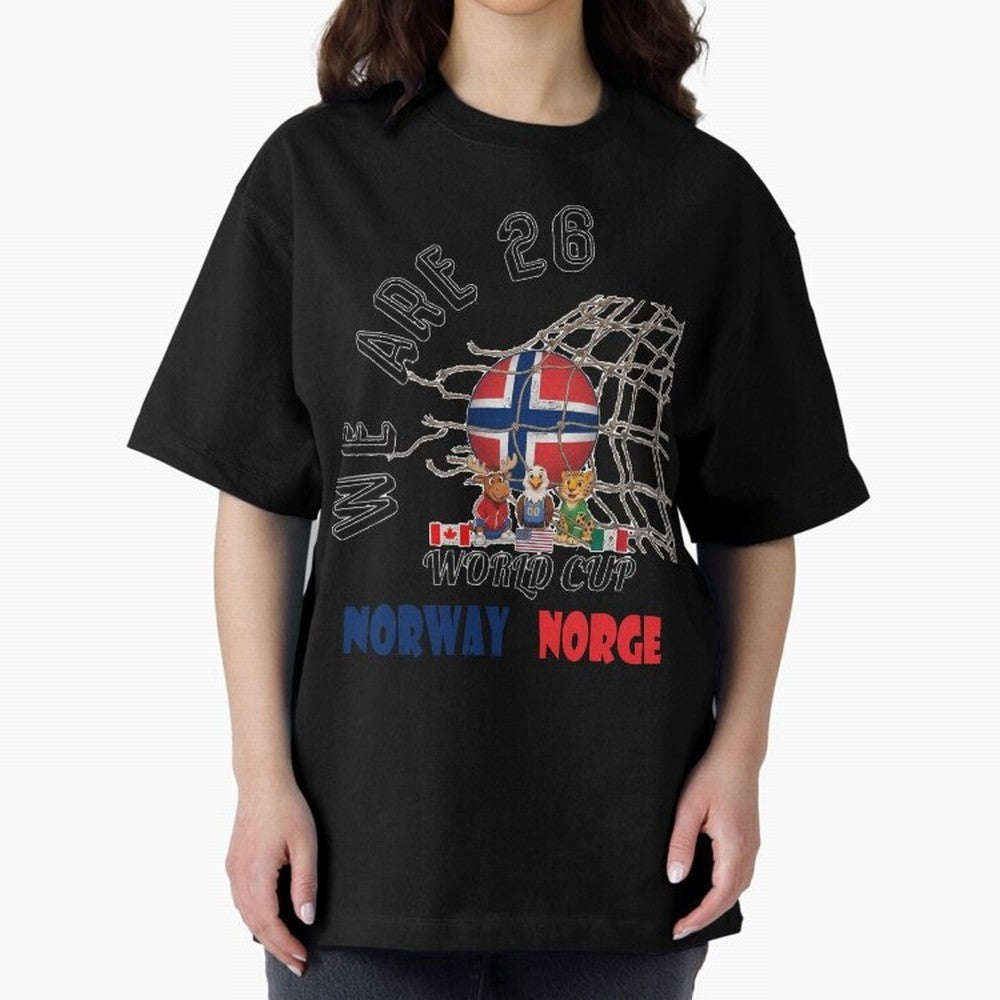 World cup 26 - Norway Classic T-Shirt Follow the Final Road of FIFA World Cup 2026 USA Canada Mexico Spirit, with Argentina and Brazil, CR7 and Messi, Champion Mindset, Group Stage Buzz, Knockout Tension and Passionate Fan Culture; Perfect for