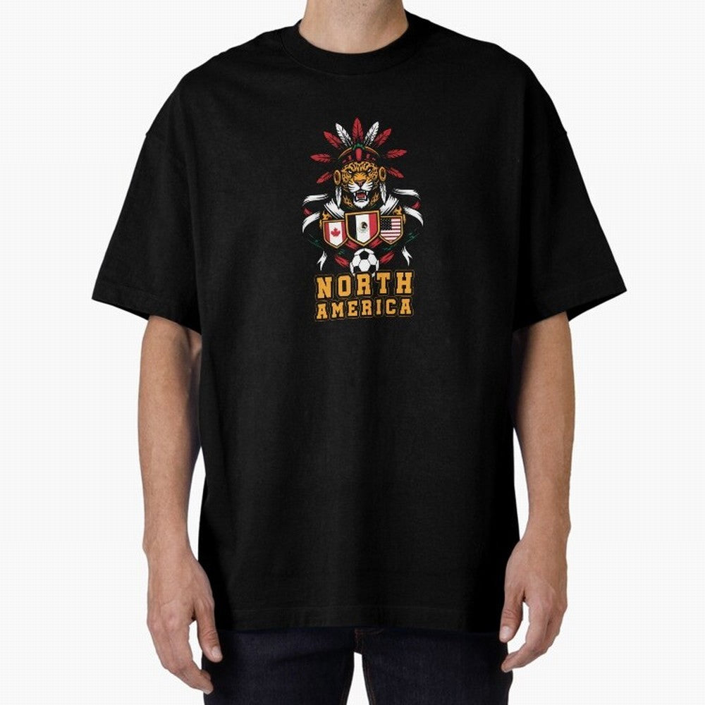 North America Jaguar Spirit Cup 2026 T-Shirt_82737634 Classic T-Shirt Show Match Day Excitement for FIFA World Cup 2026 for Fans of CR7 and Portugal, Bringing Football Passion, Legendary Performances, Festival Vibes and Supporter Community; Made