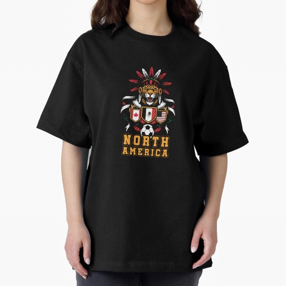 North America Jaguar Spirit Cup 2026 T-Shirt_82737634 Classic T-Shirt Show Match Day Excitement for FIFA World Cup 2026 for Fans of CR7 and Portugal, Bringing Football Passion, Legendary Performances, Festival Vibes and Supporter Community; Made