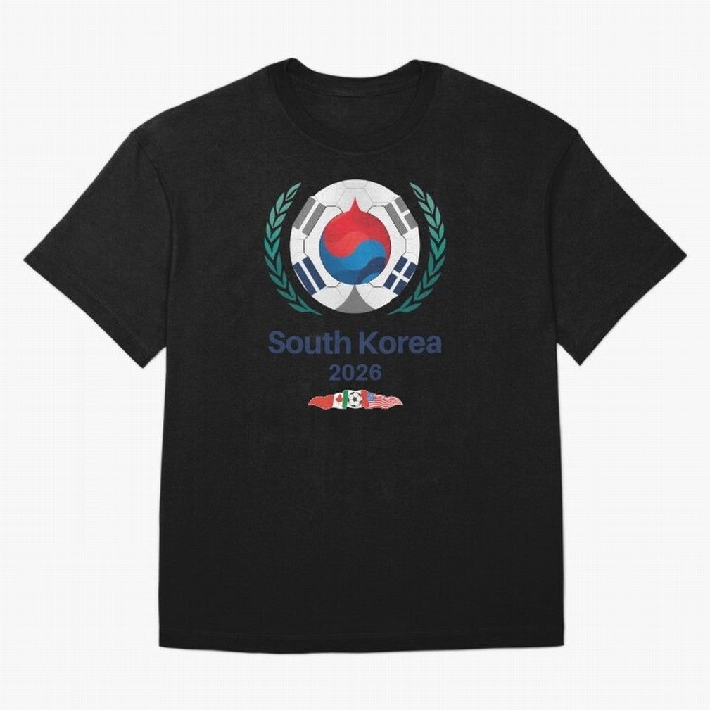 South Korea 2026 Classic T-Shirt Bring Legendary Rivalry Energy to FIFA World Cup 2026 Spirit, Filled with France, Mbappe and Neymar, Championship Spirit, Famous Goals, Roaring Crowds and International Football Unity; Ideal for Fans Who Follow