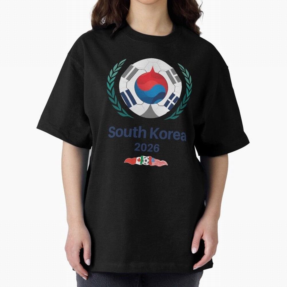 South Korea 2026 Classic T-Shirt Bring Legendary Rivalry Energy to FIFA World Cup 2026 Spirit, Filled with France, Mbappe and Neymar, Championship Spirit, Famous Goals, Roaring Crowds and International Football Unity; Ideal for Fans Who Follow