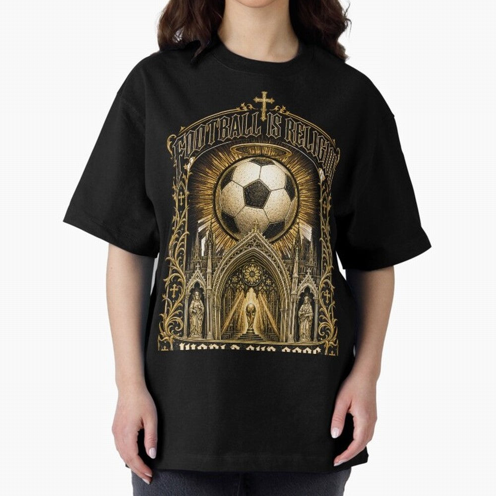 Football Is Religion World Cup 2026 Soccer T-Shirt Classic T-Shirt Make Your Look Match FIFA World Cup 2026 Group Stage Spirit, Connected to Argentina, Messi, CR7 and Mbappe, Goal Celebration Energy, Supporter Heritage, Football Icons and Worldwide