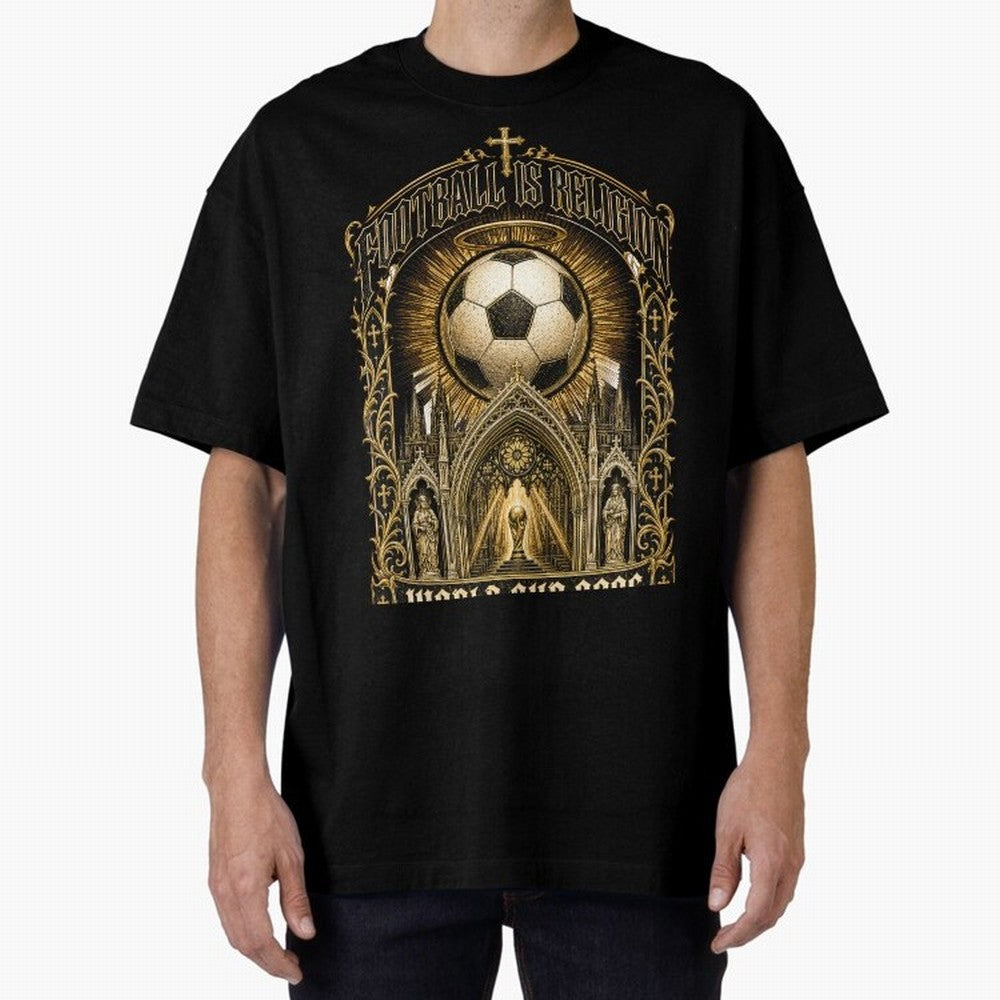 Football Is Religion World Cup 2026 Soccer T-Shirt Classic T-Shirt Make Your Look Match FIFA World Cup 2026 Group Stage Spirit, Connected to Argentina, Messi, CR7 and Mbappe, Goal Celebration Energy, Supporter Heritage, Football Icons and Worldwide