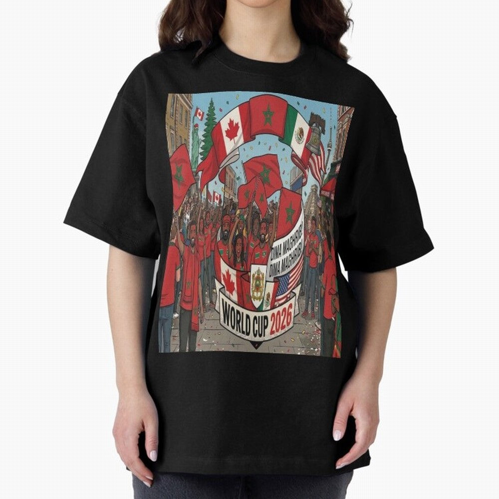 Morocco World Cup 2026 Classic T-Shirt Follow the Final Road of Global Football Passion for FIFA World Cup 2026, Highlighting Mbappe and Neymar, Spain and Netherlands, Sports Nostalgia, International Competition, Famous Players and Unforgettable