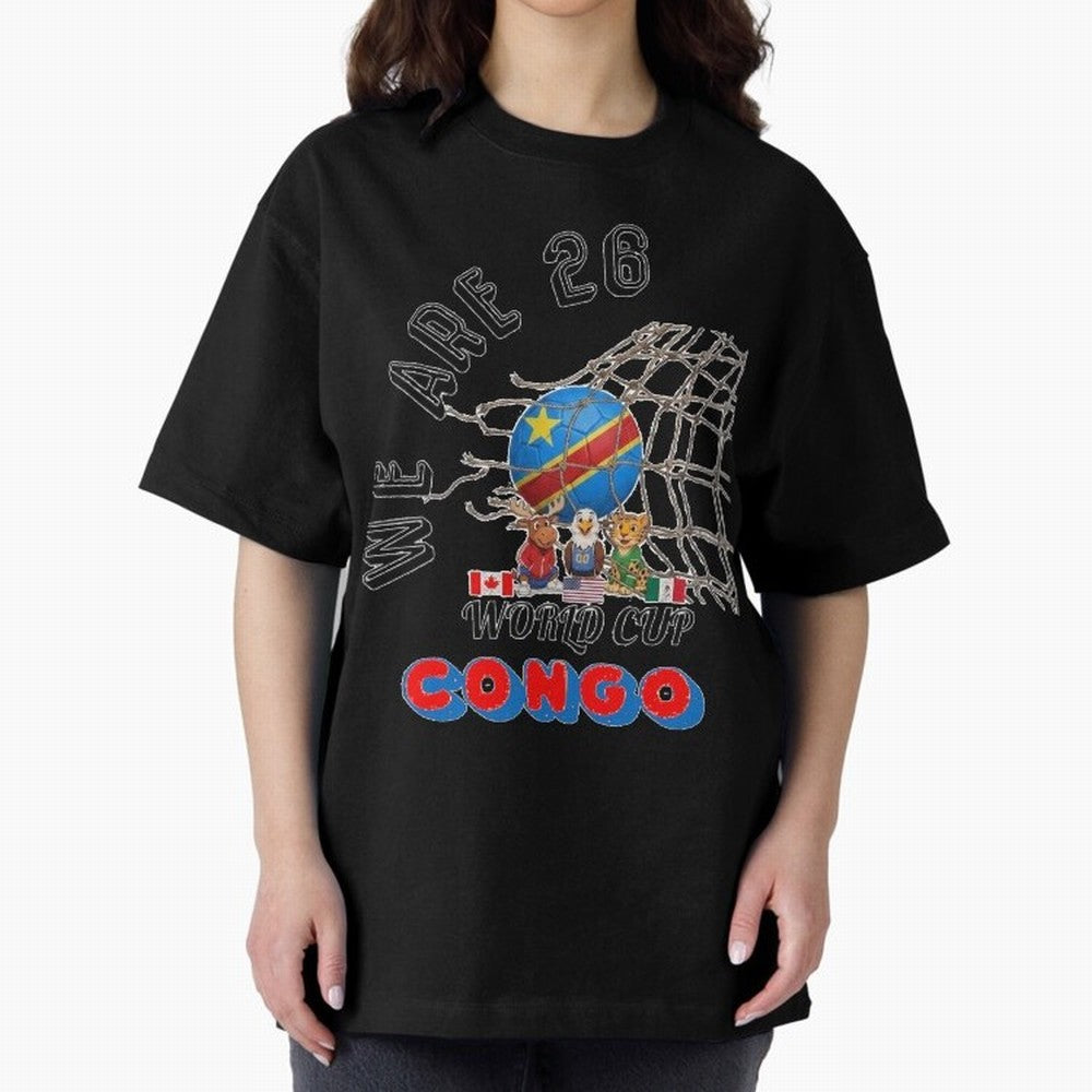 World cup 26 - Congo Classic T-Shirt Capture Stadium Memories from the FIFA World Cup 2026 Journey through Messi and Cristiano Ronaldo Highlights, Portugal, Spain and Germany Pride, Soccer Culture, Superstar Moments, National Team Dreams and
