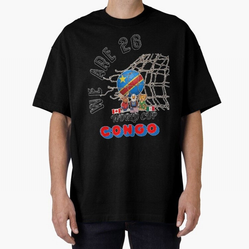 World cup 26 - Congo Classic T-Shirt Capture Stadium Memories from the FIFA World Cup 2026 Journey through Messi and Cristiano Ronaldo Highlights, Portugal, Spain and Germany Pride, Soccer Culture, Superstar Moments, National Team Dreams and
