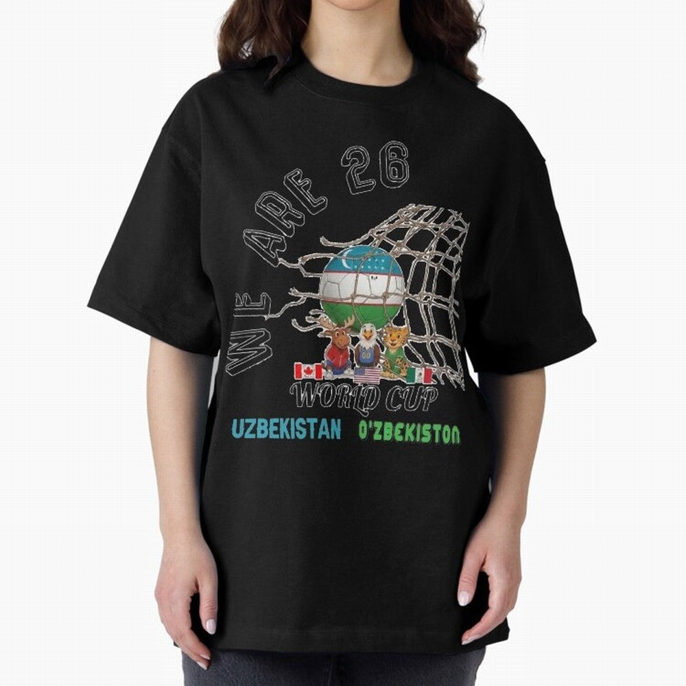 World cup 26 - Uzbekistan Classic T-Shirt Represent FIFA World Cup 2026 Spirit, Built around Brazil, Portugal and Argentina, Messi, CR7 and Mbappe, Tournament Hype, Historic Matchups, Family Viewing Parties and Global Sports Pride; Perfect for