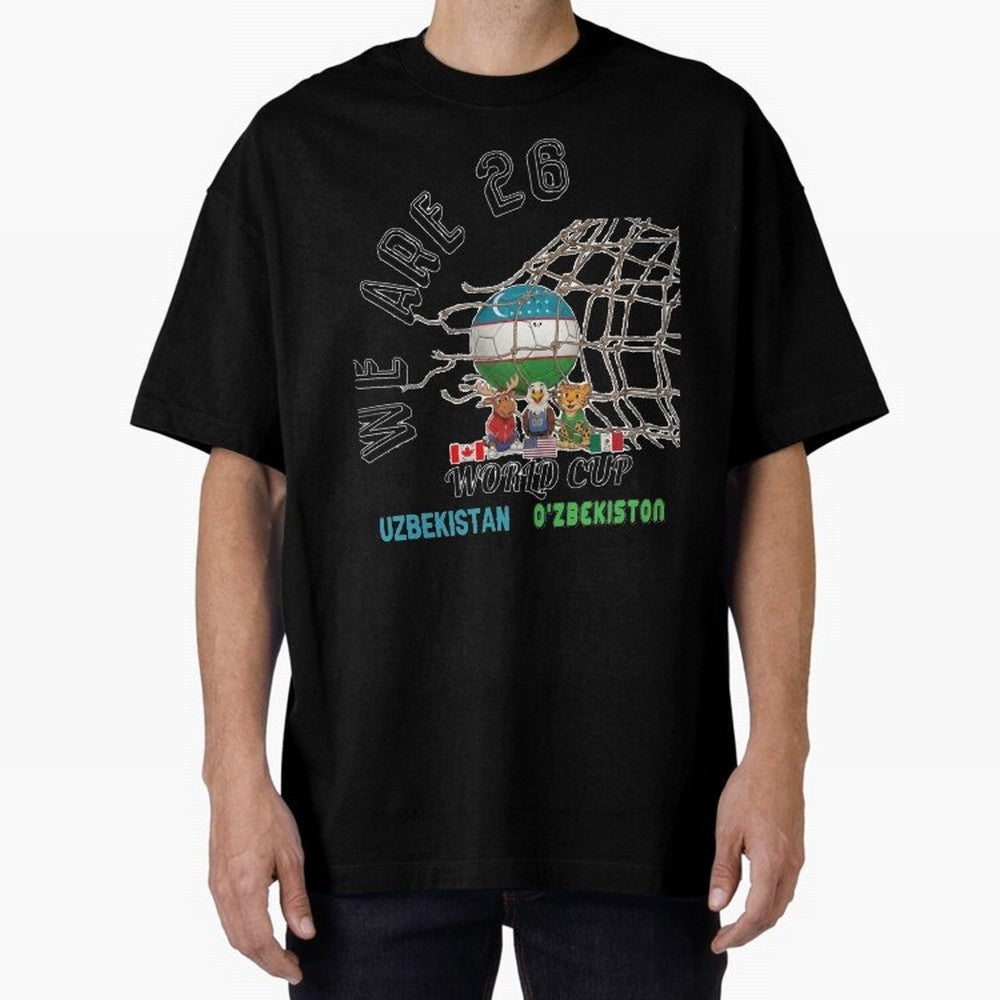 World cup 26 - Uzbekistan Classic T-Shirt Represent FIFA World Cup 2026 Spirit, Built around Brazil, Portugal and Argentina, Messi, CR7 and Mbappe, Tournament Hype, Historic Matchups, Family Viewing Parties and Global Sports Pride; Perfect for