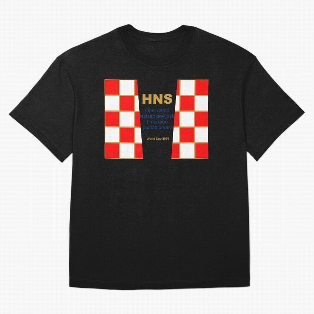 Croatia jersey with motto gold Classic T-Shirt Make Every Kick Count in Match Day Hype around FIFA World Cup 2026 Group Stage, Haaland and Mbappe, Brazil, Soccer Culture, Superstar Moments, National Team Dreams and Competitive Fire; Perfect for