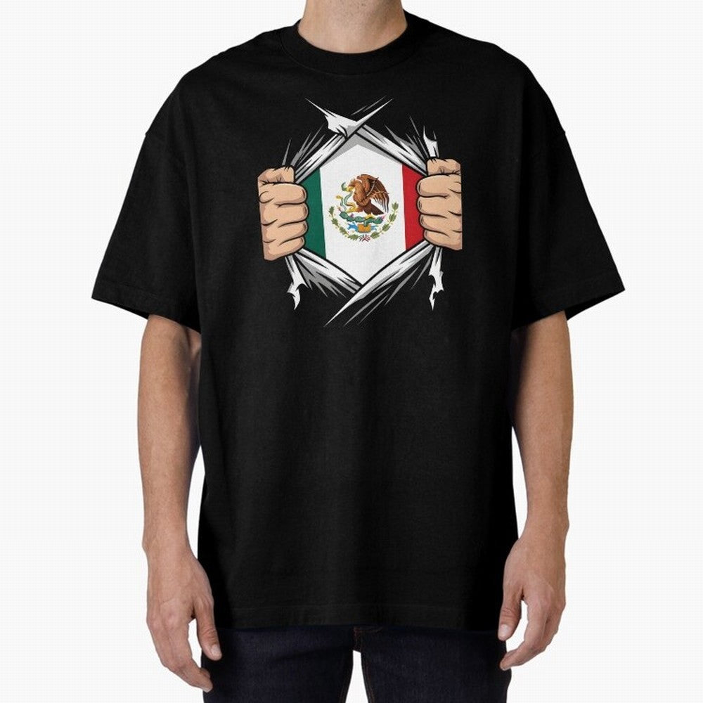 Mexico Flag Ripped Shirt Football Fan Classic T-Shirt Show Match Day Excitement for FIFA World Cup 2026 Group Stage Spirit, Made for France and Portugal, Messi, Stadium Chants, National Pride, Trophy Dreams and Unforgettable Football Memories;