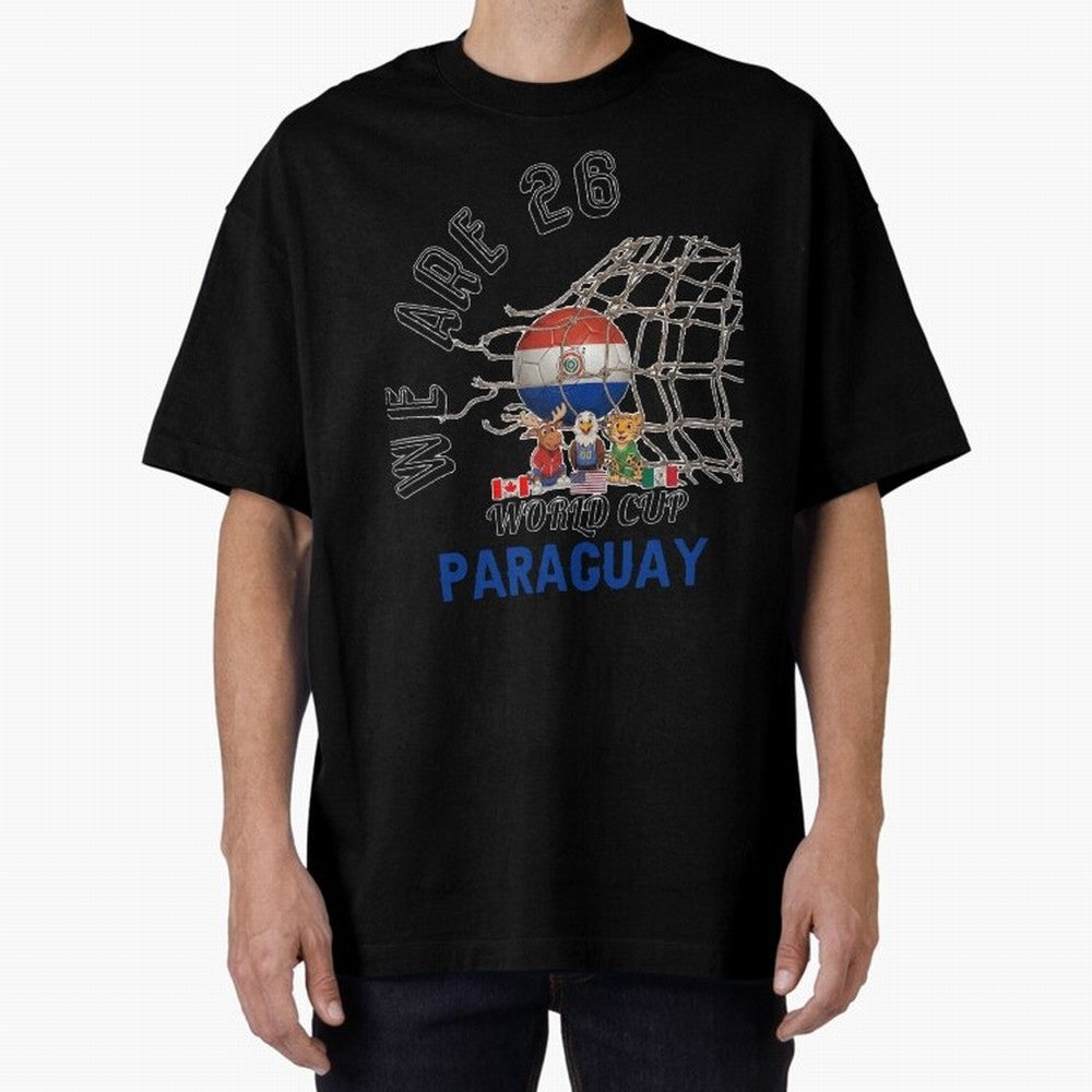 World cup 26 - Paraguay Classic T-Shirt Celebrate Fan Culture around Global Football Passion for FIFA World Cup 2026 USA Canada Mexico, Built around CR7 and Messi, France and Portugal, Fan Favorite Moments, National Team Passion, Big Match Drama