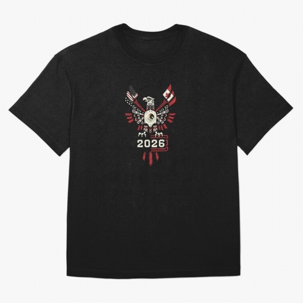 Rise of the North Eagle - Soccer Team Spirit 2026 T-Shirt_82784061 Classic T-Shirt Bring Trophy Dreams to the FIFA World Cup 2026 Journey through Mbappe and Neymar Highlights, Argentina, France and Brazil Pride, Football Passion, Legendary