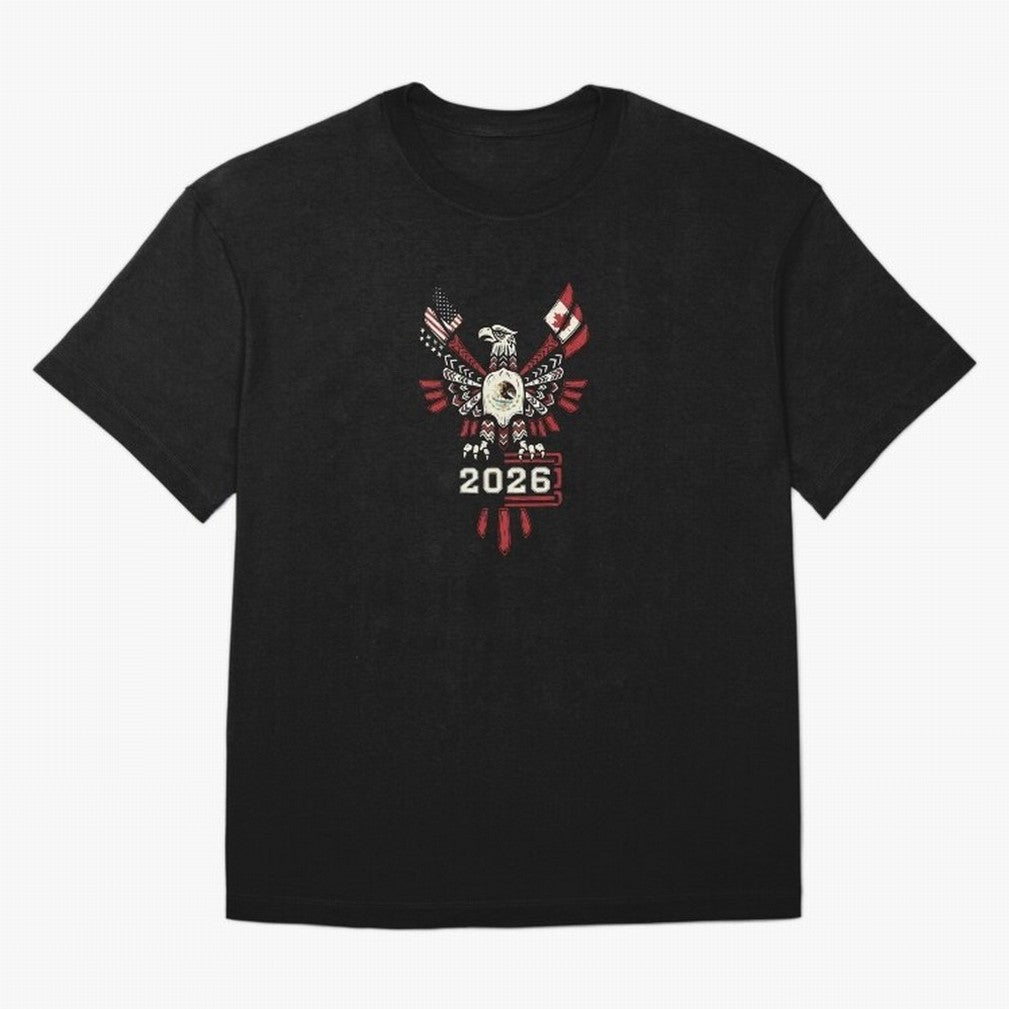 Rise of the North Eagle - Soccer Team Spirit 2026 T-Shirt_82784061 Classic T-Shirt Show Match Day Excitement for FIFA World Cup 2026 for Fans of Cristiano Ronaldo, Haaland and CR7 and Brazil, Bringing Tournament Hype, Historic Matchups, Family