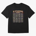 Sixteen Stadiums for 2026 World Cup Classic T-Shirt Honor the Football Icons of Match Day Hype around FIFA World Cup 2026 Group Stage, Mbappe and Neymar, Brazil, Portugal and Argentina, Goal Celebration Energy, Supporter Heritage, Football Icons