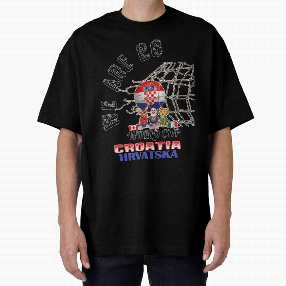World cup 26 - Croatia Classic T-Shirt Celebrate Football Dreams Across the FIFA World Cup 2026 USA Canada Mexico Journey through Mbappe and Neymar Highlights, England and Germany Pride, Football Passion, Legendary Performances, Festival Vibes and