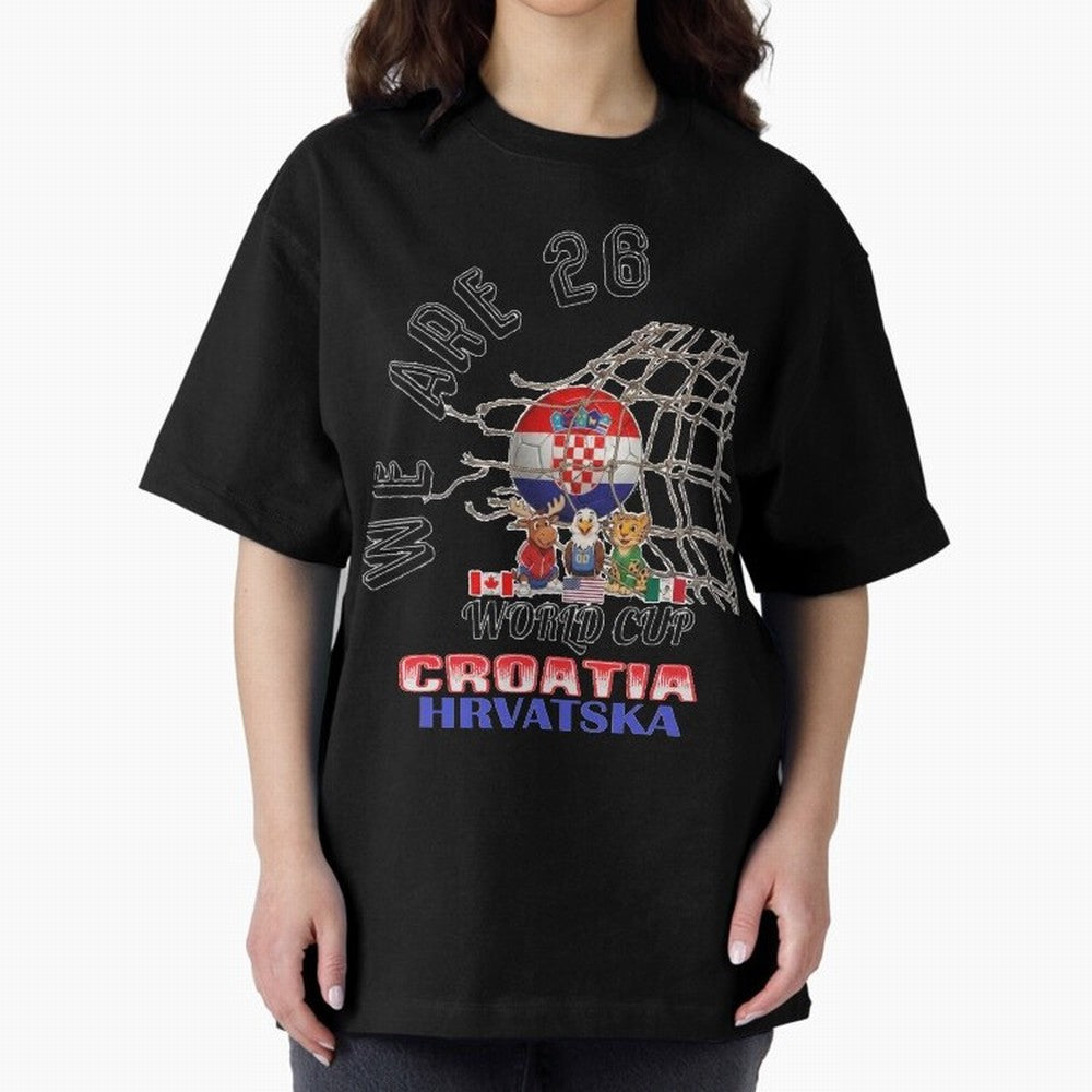World cup 26 - Croatia Classic T-Shirt Celebrate Football Dreams Across the FIFA World Cup 2026 USA Canada Mexico Journey through Mbappe and Neymar Highlights, England and Germany Pride, Football Passion, Legendary Performances, Festival Vibes and