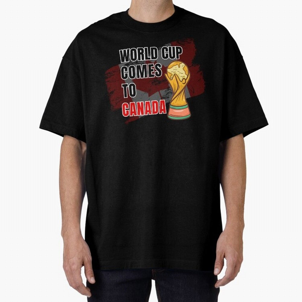 World Cup comes to Canada Classic T-Shirt Refresh FIFA World Cup 2026 USA Canada Mexico Centered on Haaland, Brazil, Portugal and Argentina Energy, Retro Football Energy, Iconic Rivalries, Trophy Chase Drama and Stadium Atmosphere; Ideal for Fans