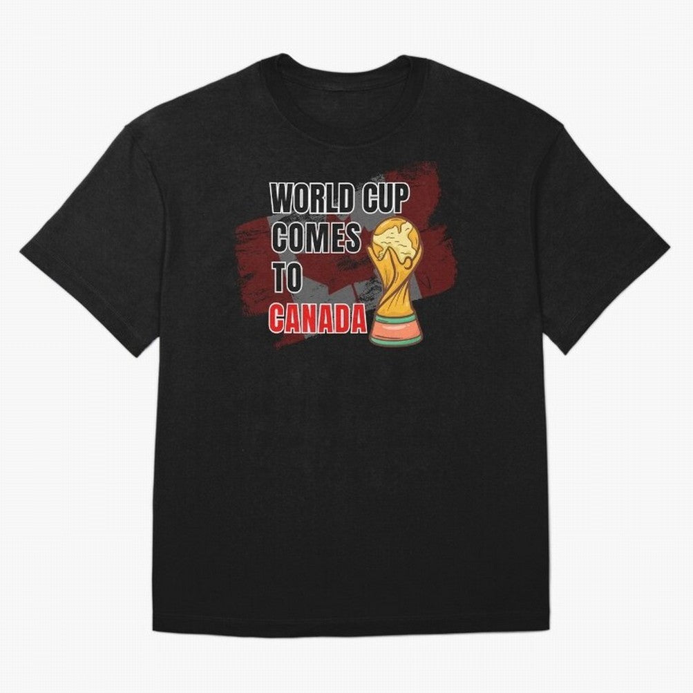 World Cup comes to Canada Classic T-Shirt Refresh FIFA World Cup 2026 USA Canada Mexico Centered on Haaland, Brazil, Portugal and Argentina Energy, Retro Football Energy, Iconic Rivalries, Trophy Chase Drama and Stadium Atmosphere; Ideal for Fans