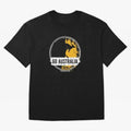 Golden Green Kangaroo Emblem Go Australia 2026 Supporter Design T-Shirt_83662099 Classic T-Shirt Join Supporters Worldwide for FIFA World Cup 2026 Group Stage with Haaland, Brazil Energy, Goal Celebration Energy, Supporter Heritage, Football Icons