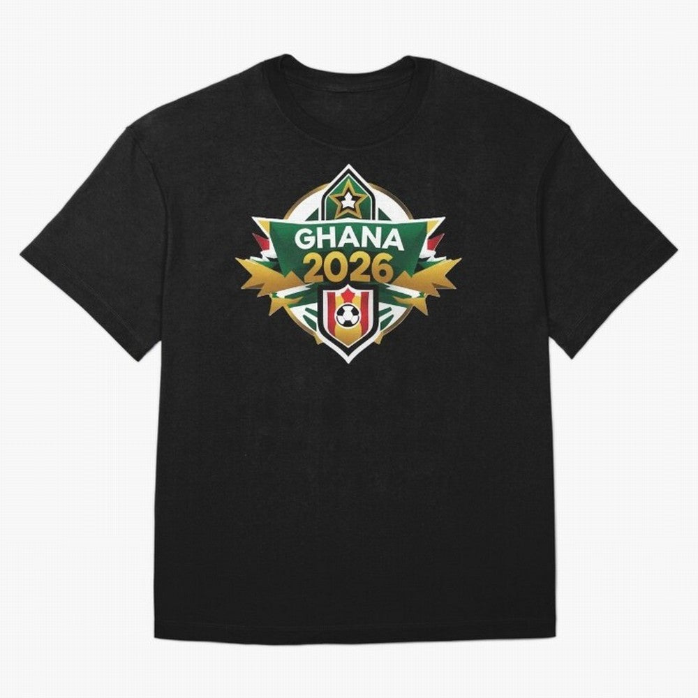 Ghana WC 2026 Classic T-Shirt Get Ready for the FIFA World Cup 2026 USA Canada Mexico Journey through Mbappe and Neymar Highlights, Portugal, Spain and Germany Pride, Football Festival Excitement, Trophy Ambitions, Country Rivalries and Star Player