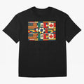 North American Football Flags World Cup Inspired Classic T-Shirt Keep Football History Alive during FIFA World Cup 2026 Group Stage for Fans of Messi and Netherlands, Bringing Goal Celebration Energy, Supporter Heritage, Football Icons and