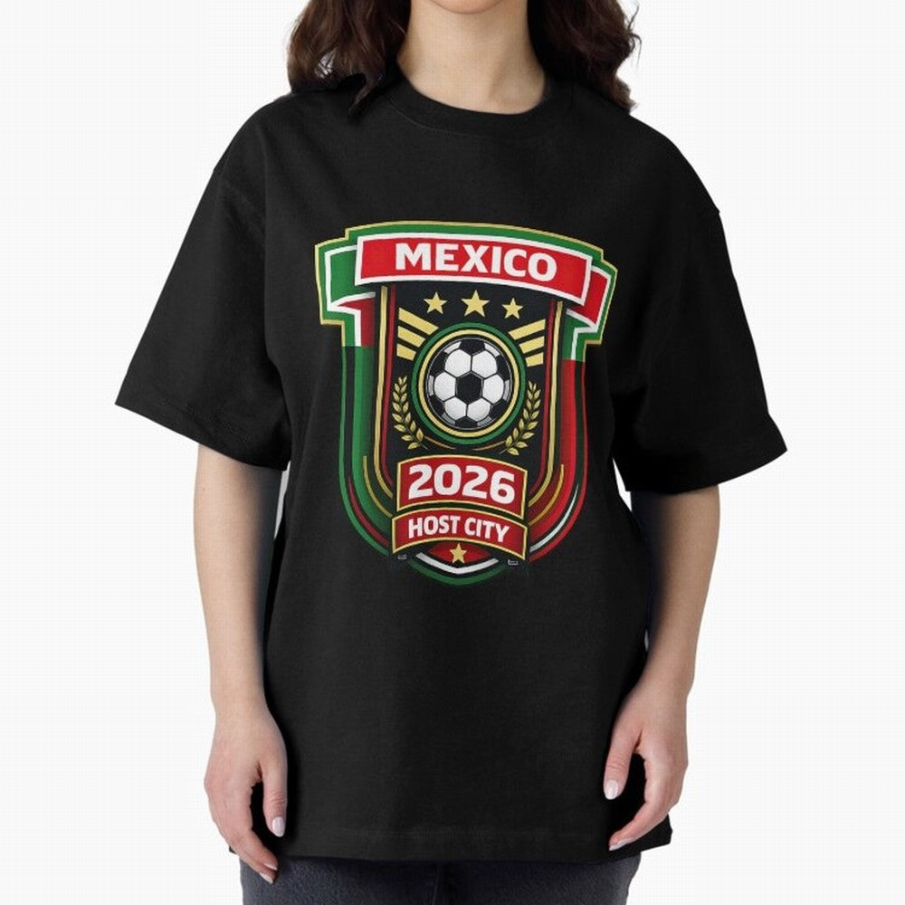 Mexico 2026 World Cup Host City Logo Classic T-Shirt Carry National Pride through Match Day Hype around FIFA World Cup 2026 USA Canada Mexico, Neymar, Netherlands, Sports Nostalgia, International Competition, Famous Players and Unforgettable