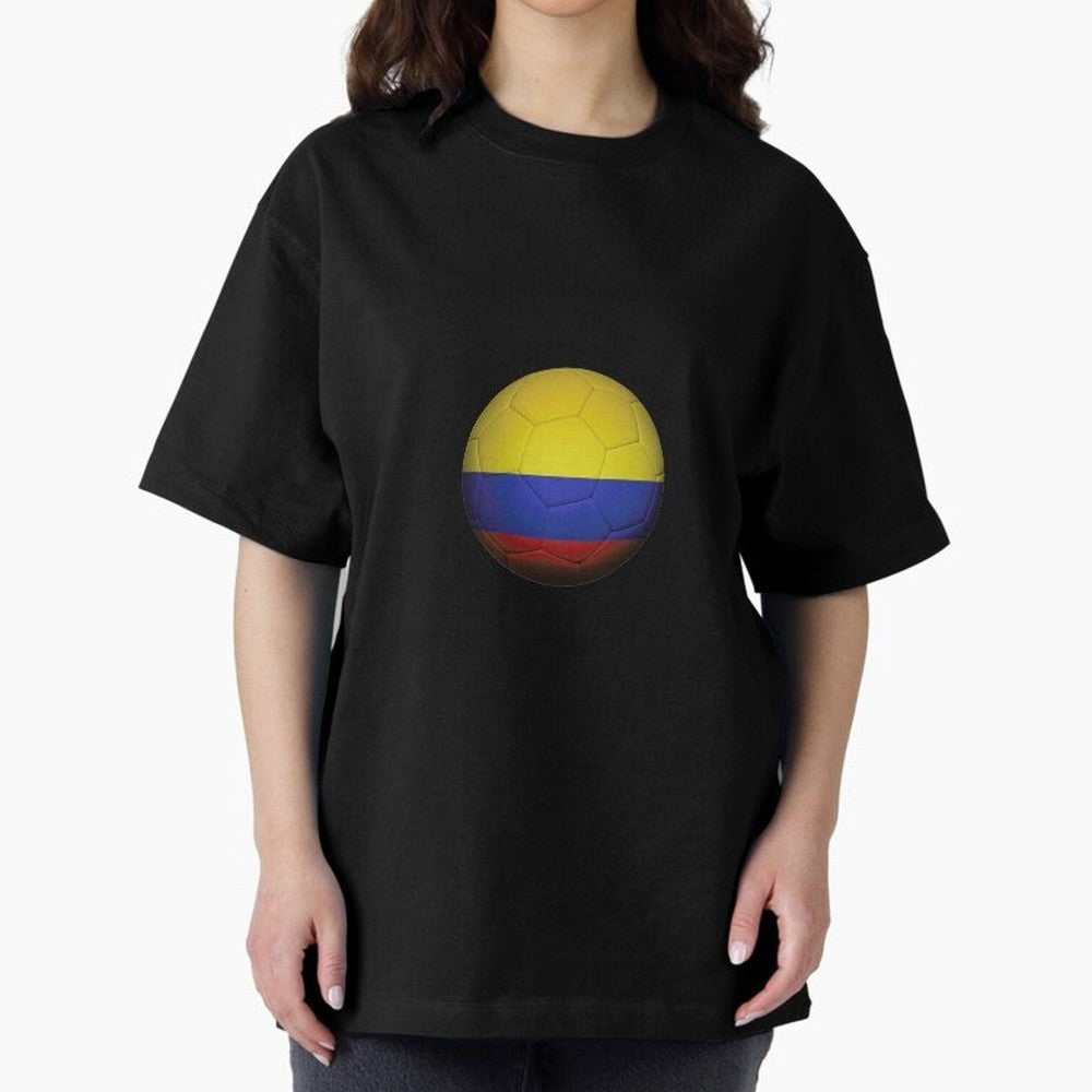 Colombia Ball Classic T-Shirt Support Your Favorite Stars during FIFA World Cup 2026 Spirit, Highlighting Argentina and Brazil, Cristiano Ronaldo, Supporter Pride, Iconic Celebrations, Legendary Names and Global Match Day Energy; Great for