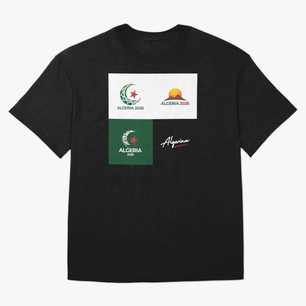 Algeria WC 2026 Classic T-Shirt Bring Champion Energy into Match Day Hype around FIFA World Cup 2026 Group Stage, Haaland, Brazil, Portugal and Argentina, Supporter Pride, Iconic Celebrations, Legendary Names and Global Match Day Energy; Perfect