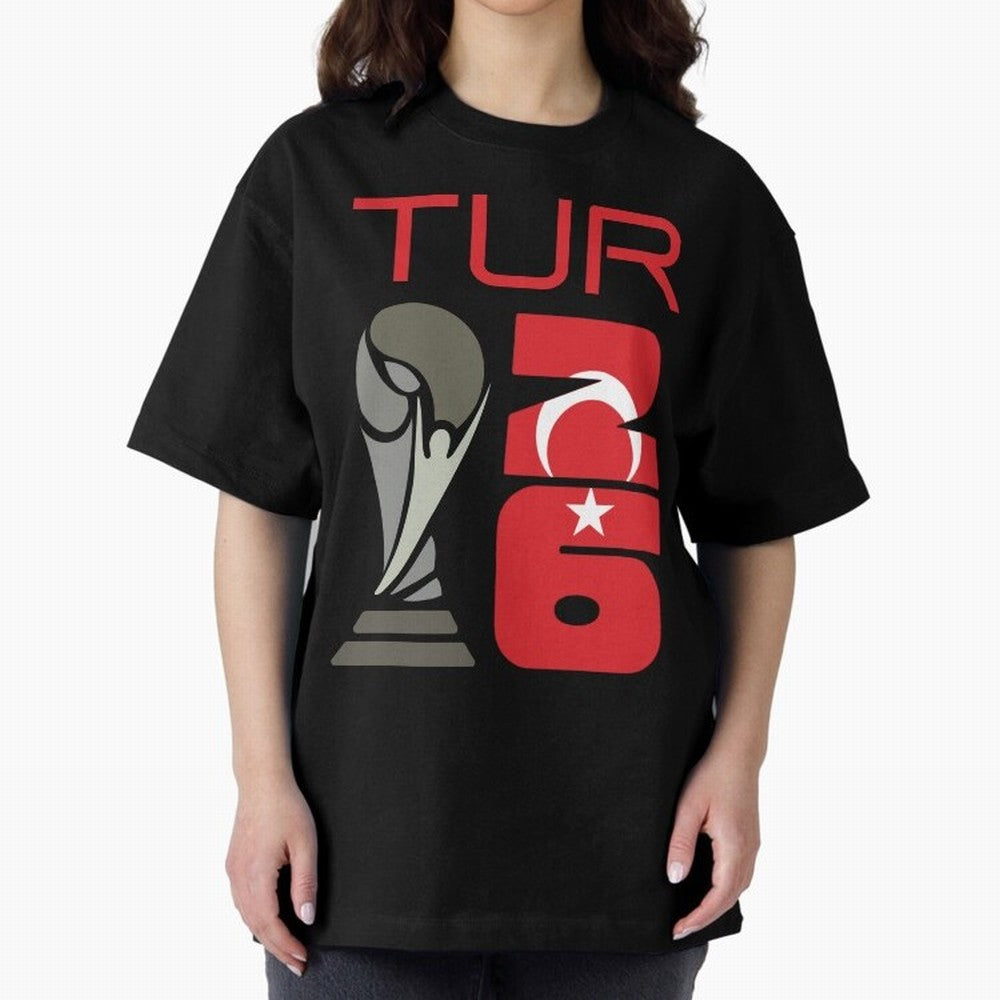 Turkey 2026 Soccer World Cup Trophy Turkish Flag Design Classic T-Shirt Celebrate FIFA World Cup 2026 for Fans of Messi and England and Germany, Bringing Football Festival Excitement, Trophy Ambitions, Country Rivalries and Star Player Buzz;