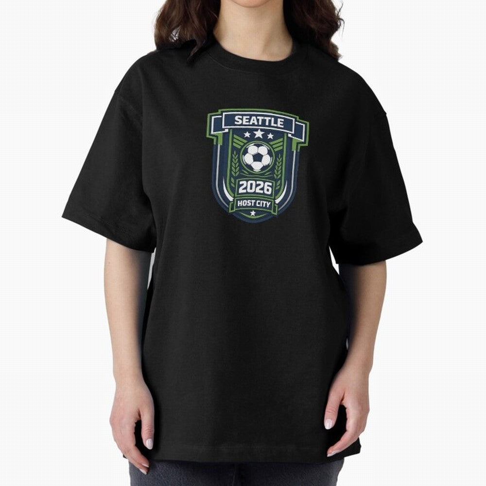 Seattle Host City World Cup 2026 Classic T-Shirt Enjoy the Biggest Football Party of Match Day Hype around FIFA World Cup 2026, CR7, Brazil, Portugal and Argentina, Championship Spirit, Famous Goals, Roaring Crowds and International Football Unity;