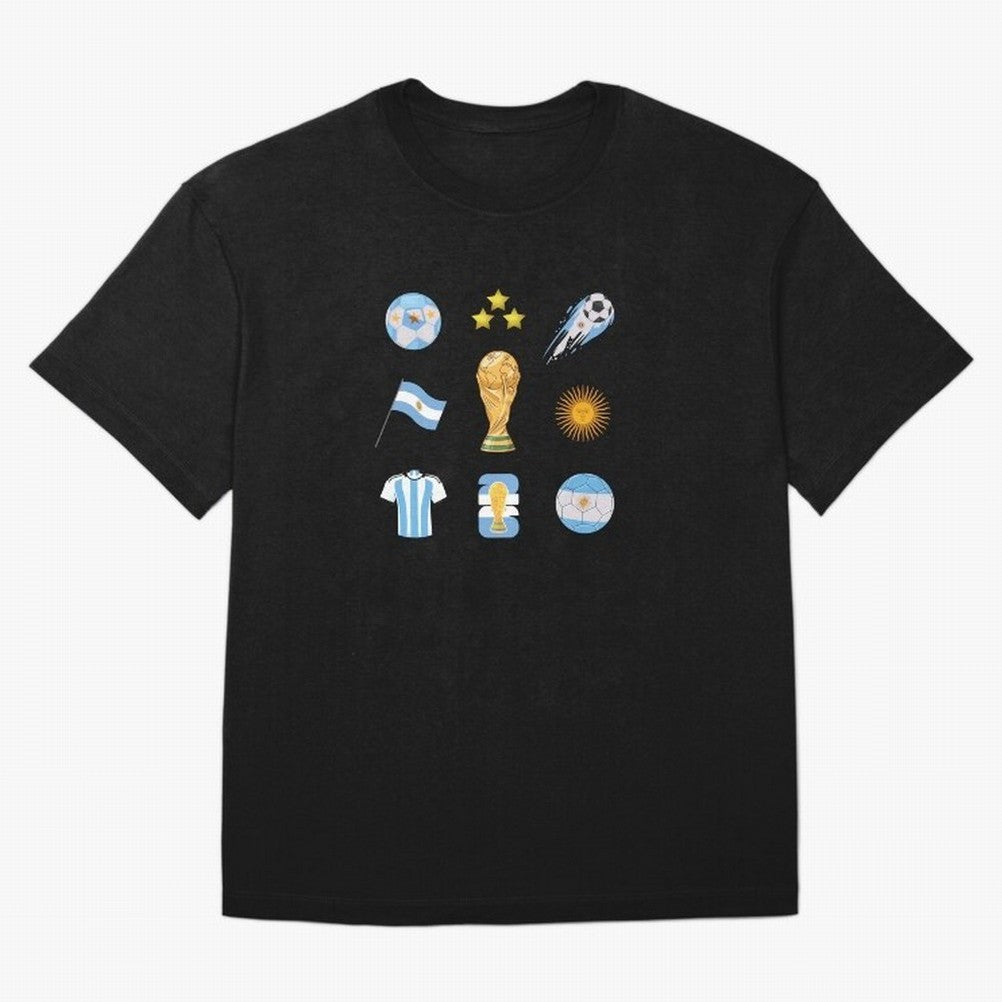 Argentina World Cup Champion 2026 Classic T-Shirt Honor Football Greatness during Match Day Hype around FIFA World Cup 2026 USA Canada Mexico, Mbappe, England, Global Supporter Spirit, Legendary Goals, National Colors and Tournament Celebration;