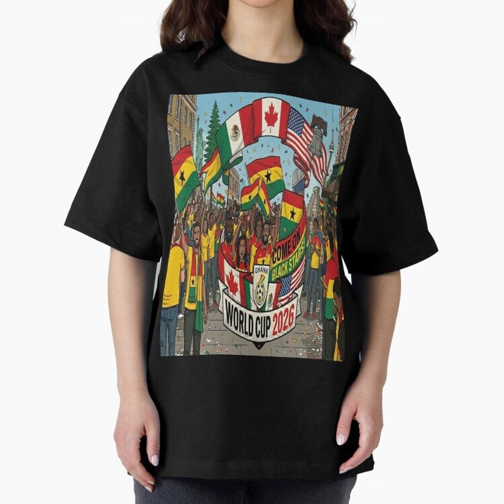 Ghana World Cup 2026 Classic T-Shirt Relive Legendary Nights from FIFA World Cup 2026 Group Stage Made for Messi, Neymar and Mbappe, Argentina and Brazil Energy, Worldwide Fan Energy, Dramatic Goals, Stadium Lights and Championship Celebrations;